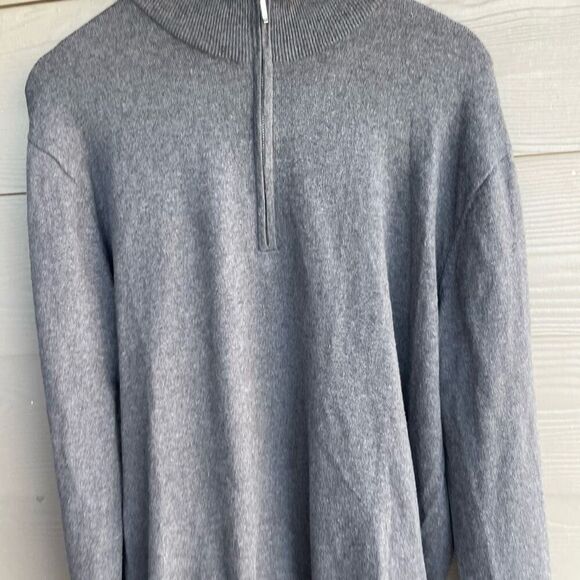 J Hilburn cashmere/silk blend pullover sweater - Picture 4 of 8